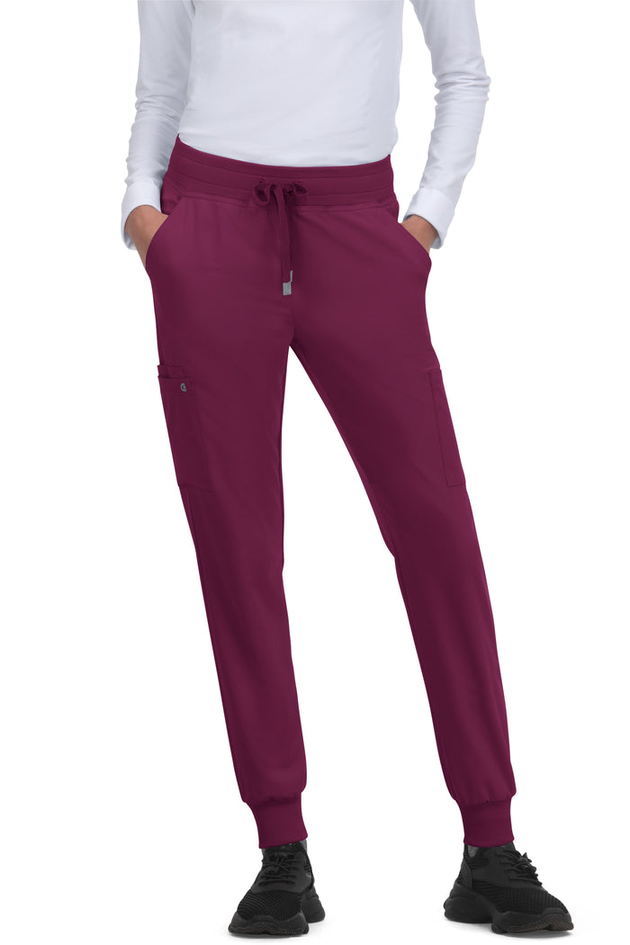 Cureology x koi Pulse Women's 6-Pocket Jogger Style Scrub Pant